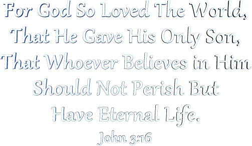 header image on left of Bible verse John 3:16